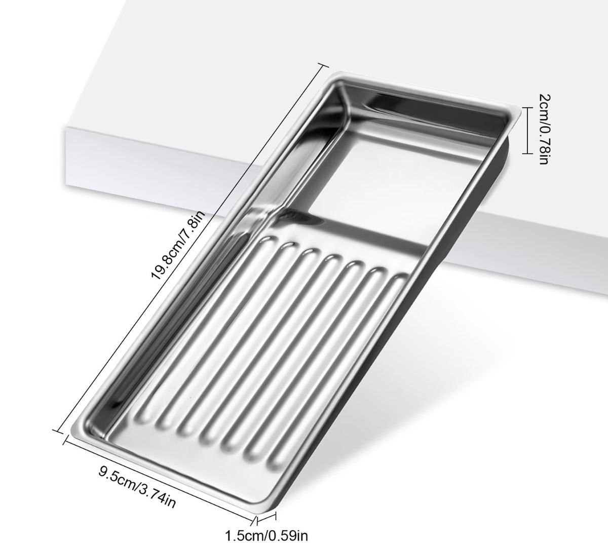 Professional Stainless Steel Instrument Tray – A Clean & Tidy Space for Your Tools.